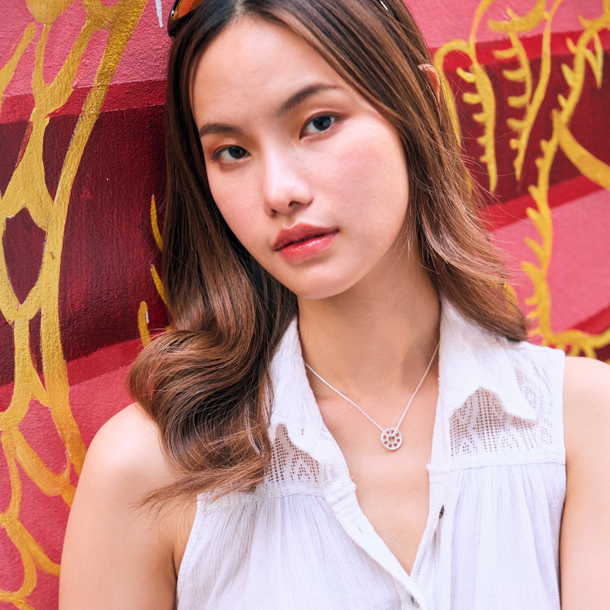 Silver Dharma Necklace