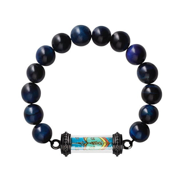 Sacred Flame Talisman (Blue) Bracelet