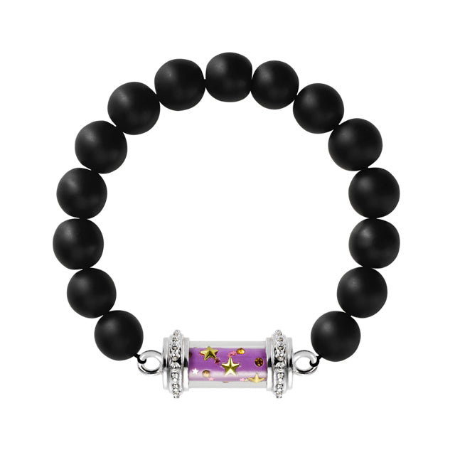 Stars aligned Talisman (purple) Bracelet