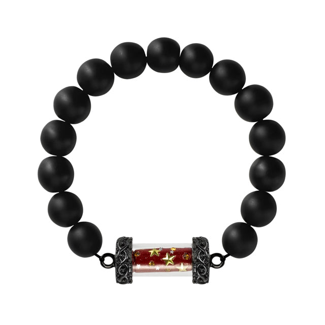 Stars aligned Talisman (crimson) Bracelet