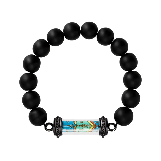 Sacred Flame Talisman (Blue) Bracelet