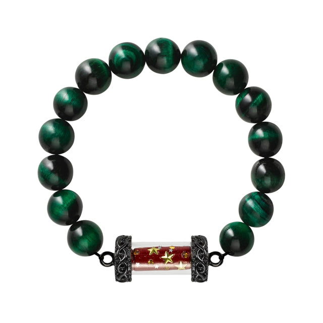 Stars aligned Talisman (crimson) Bracelet