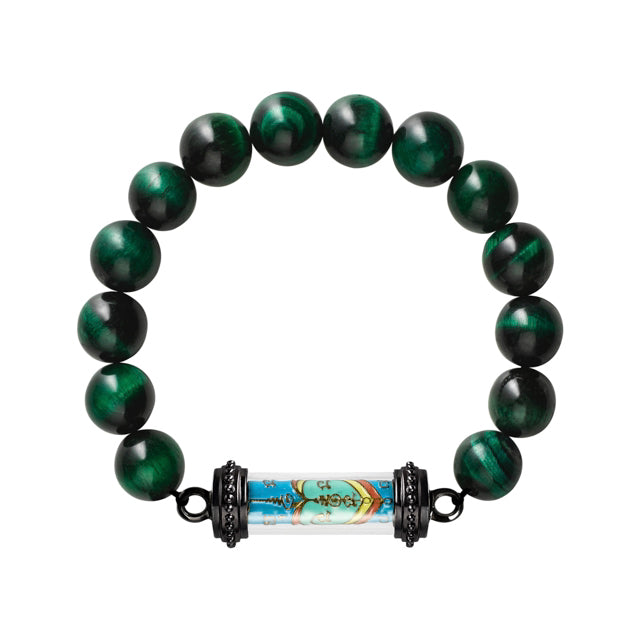 Sacred Flame Talisman (Blue) Bracelet