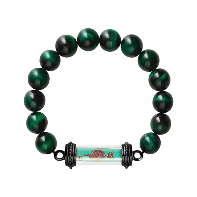 Sacred Flame Talisman (Green) Bracelet