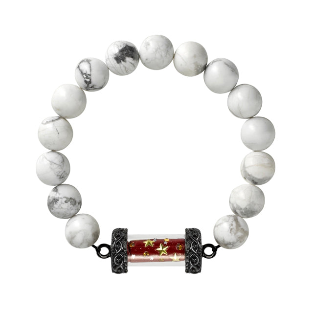 Stars aligned Talisman (crimson) Bracelet