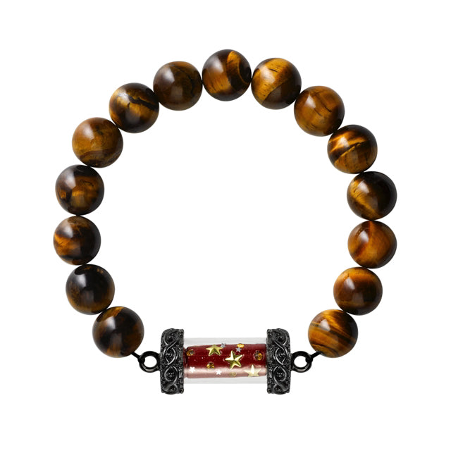 Stars aligned Talisman (crimson) Bracelet
