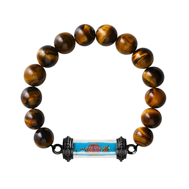 Sacred Flame Talisman (Blue) Bracelet