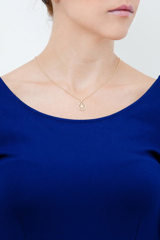 Gold Dharma Necklace