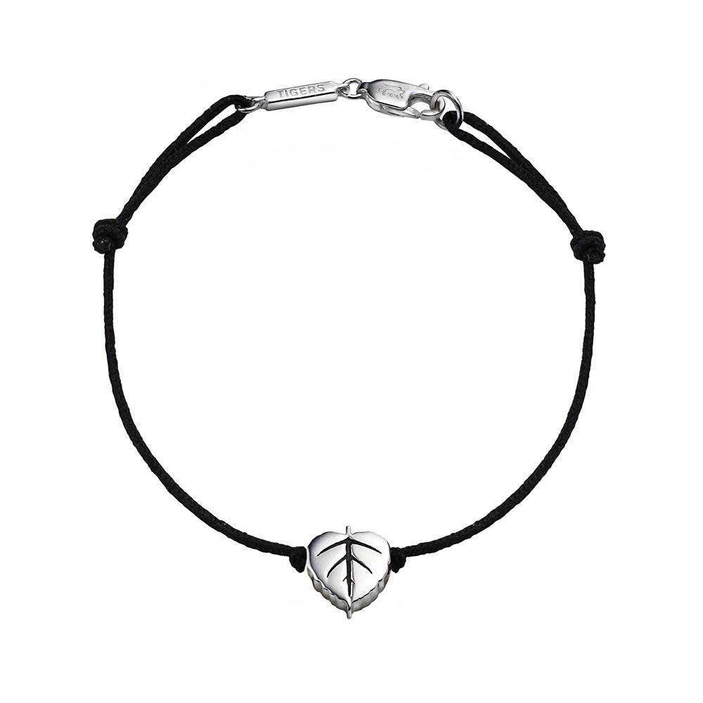 Bodhi Leaf bracelet in sterling silver - Tigers & Dragons