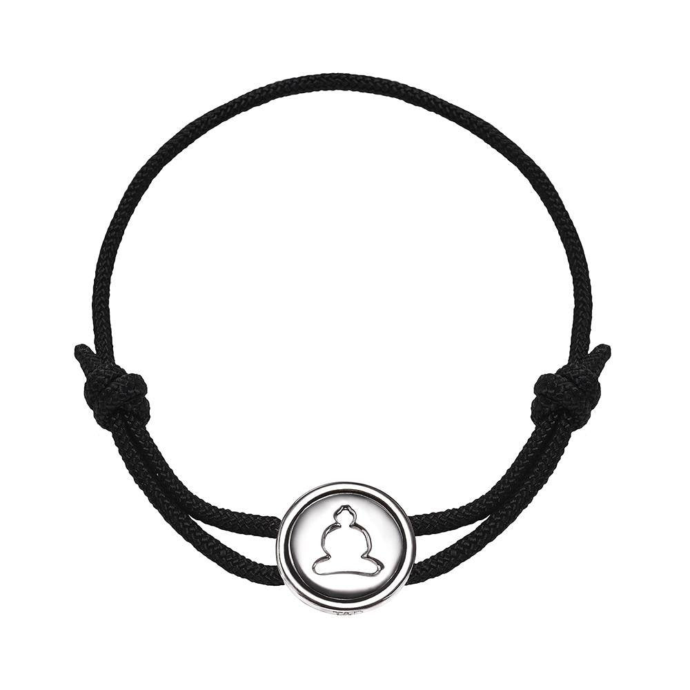 Buddha bracelet in sterling silver - Tigers & Dragons