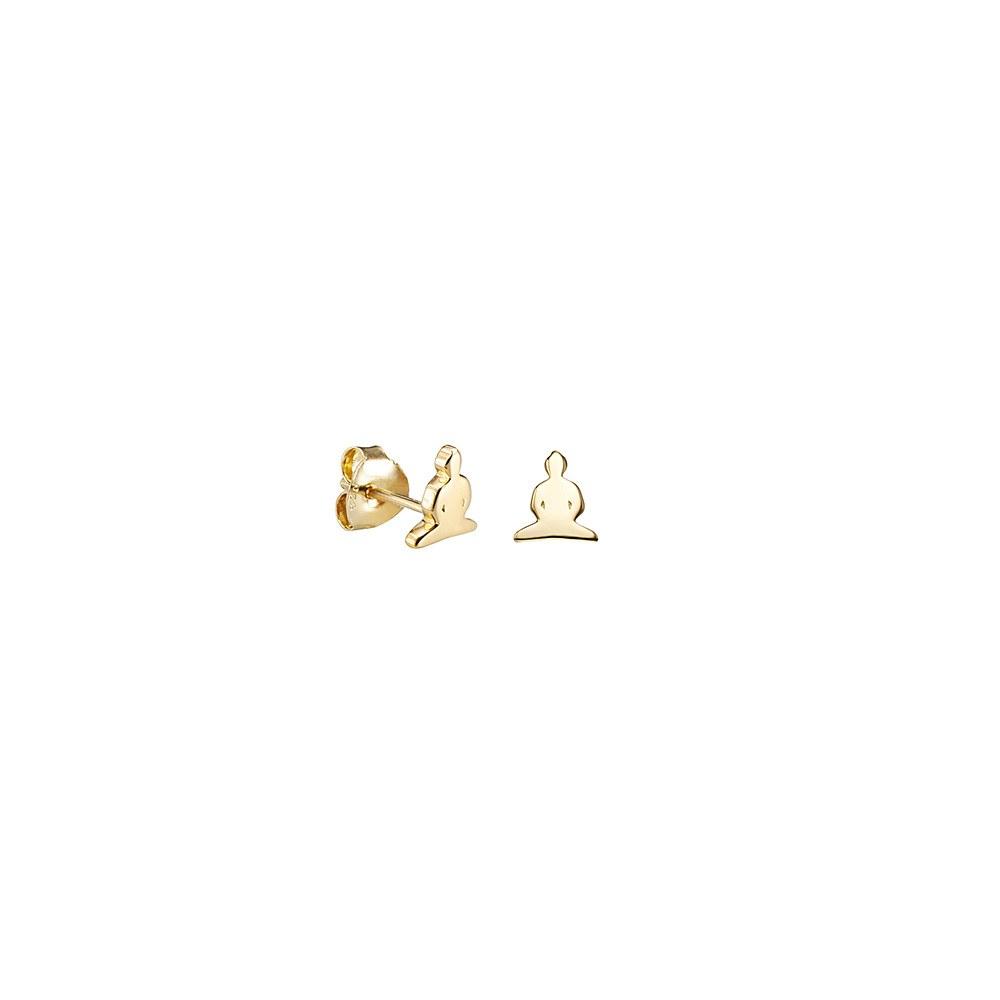 Buddha earrings in 18k gold - Tigers & Dragons