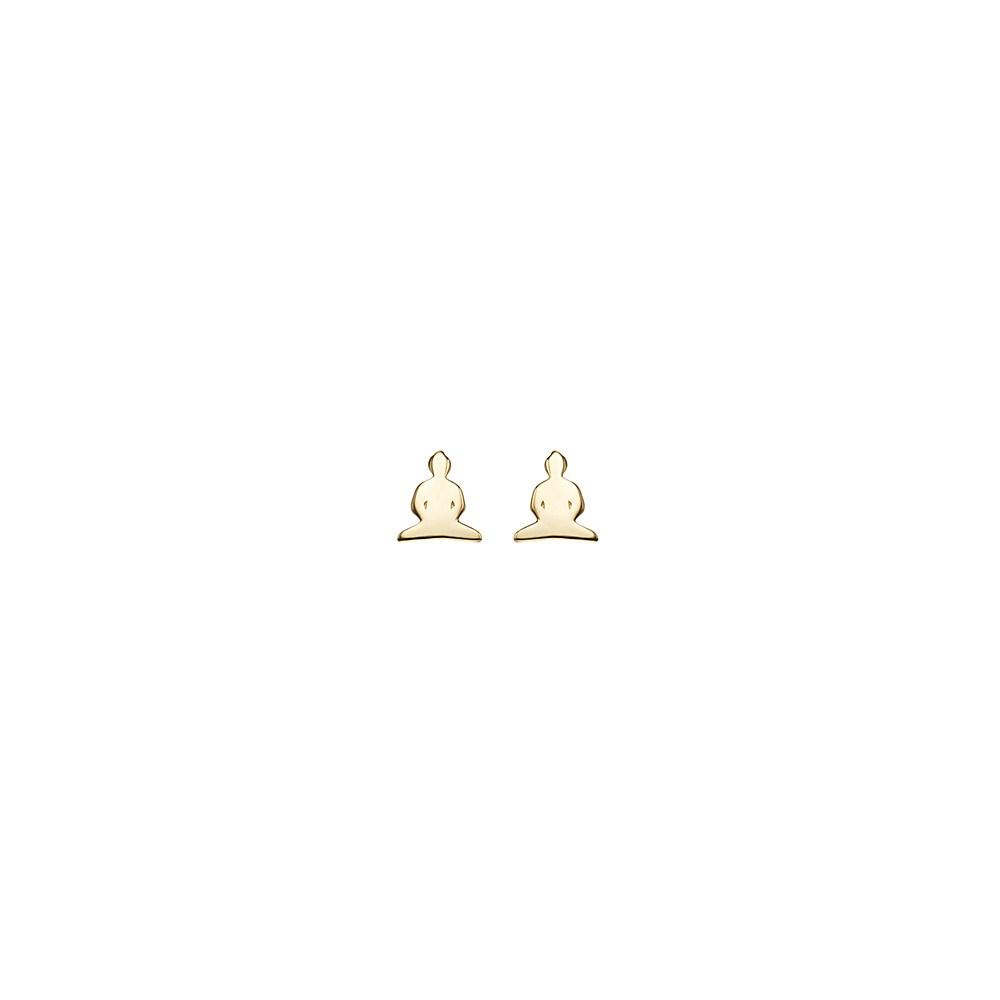 Buddha earrings in 18k gold - Tigers & Dragons