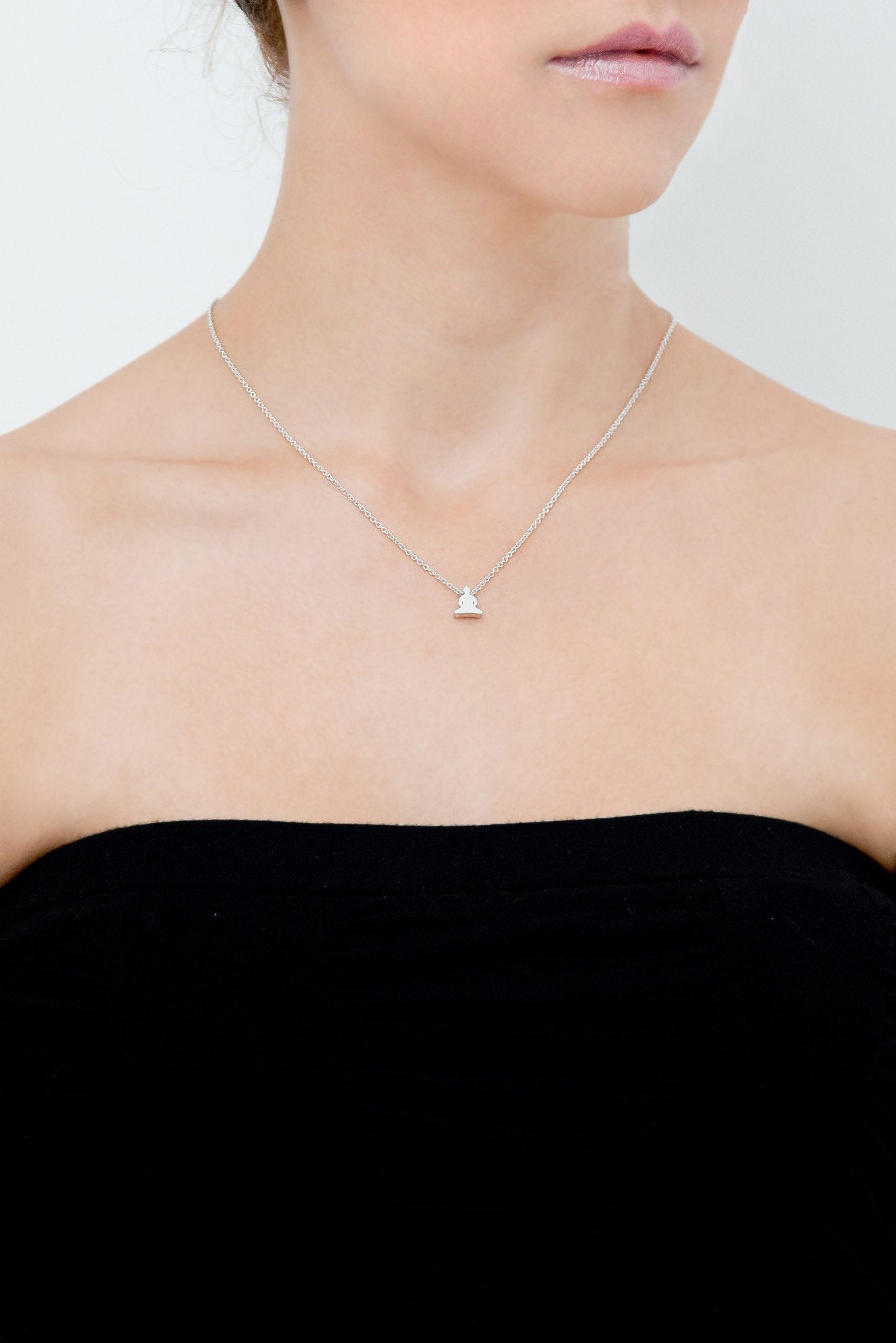 Buddha necklace in sterling silver - Tigers & Dragons