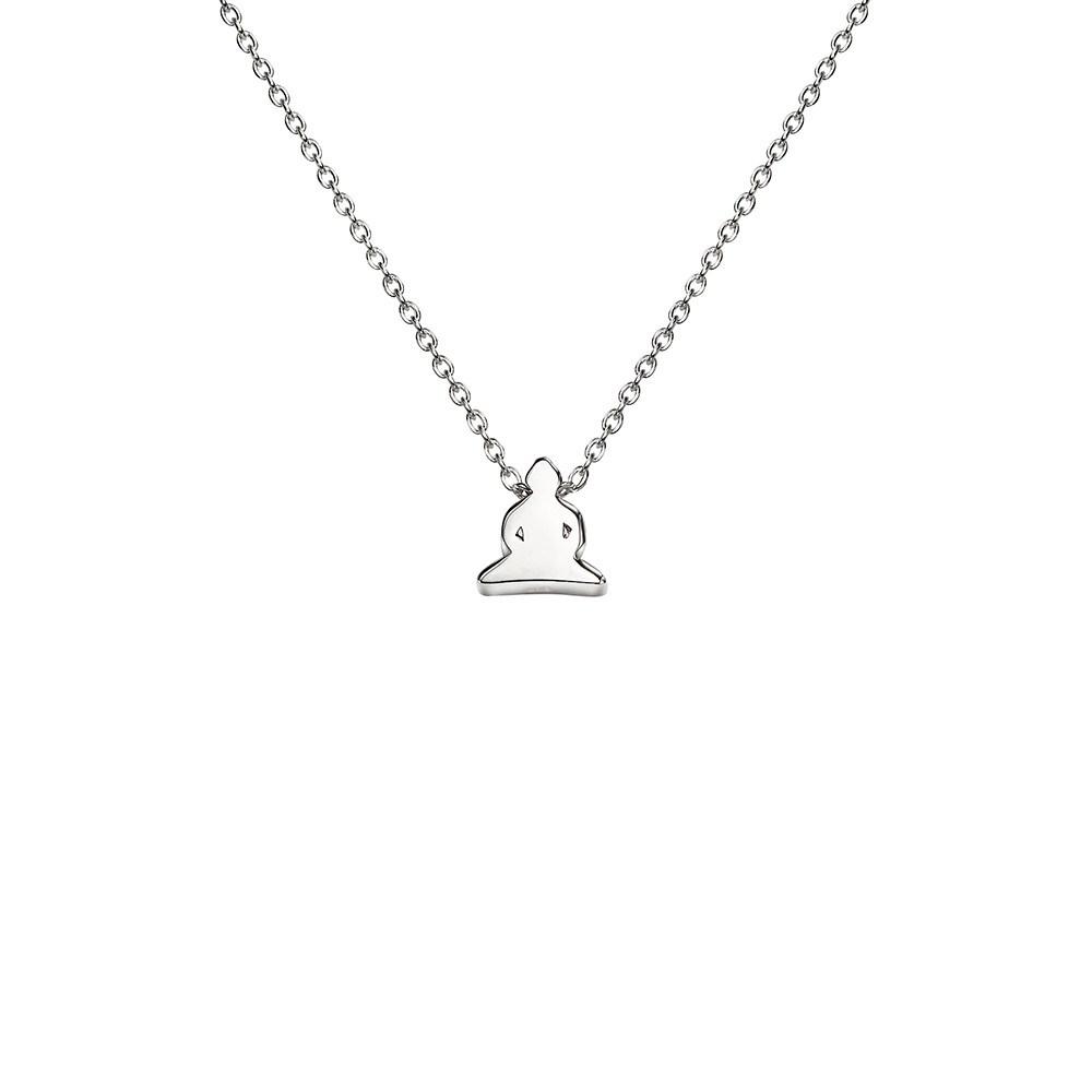 Buddha necklace in sterling silver - Tigers & Dragons