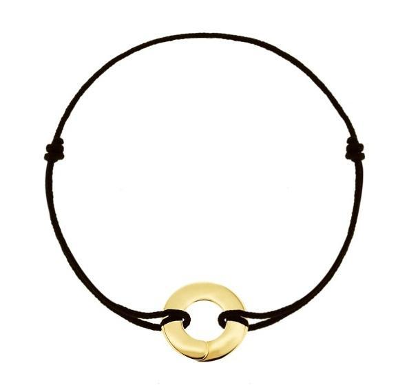 Full moon Enso bracelet in 18k gold - Tigers & Dragons