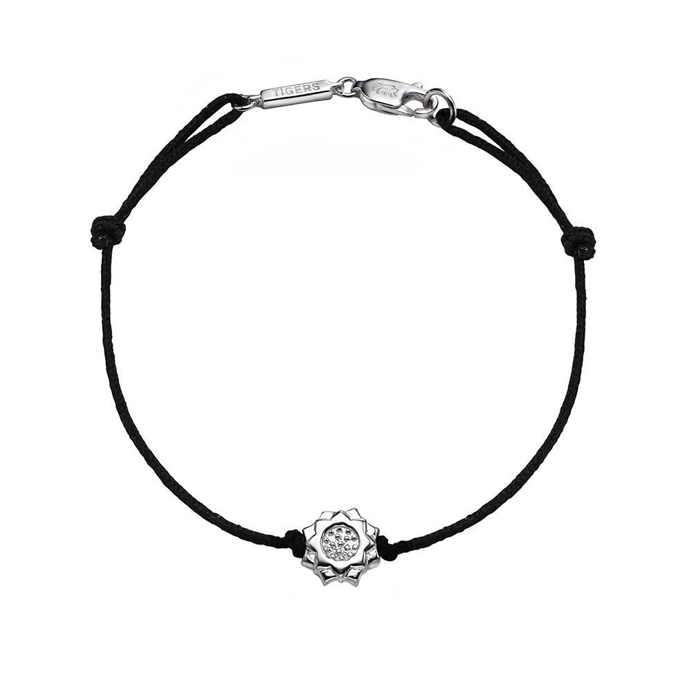 Lotus bracelet in sterling silver - Tigers & Dragons
