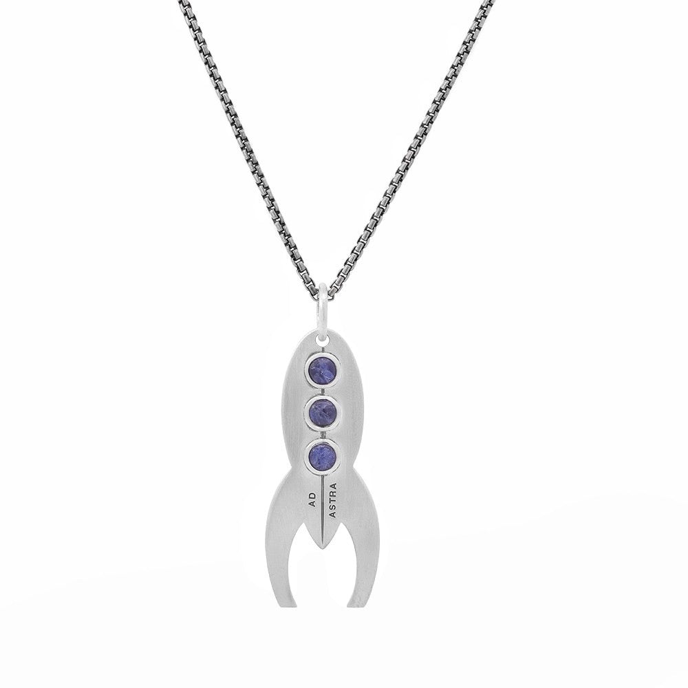 Silver Rocket Necklace Sodalite: Explore Your Dreams - Tigers