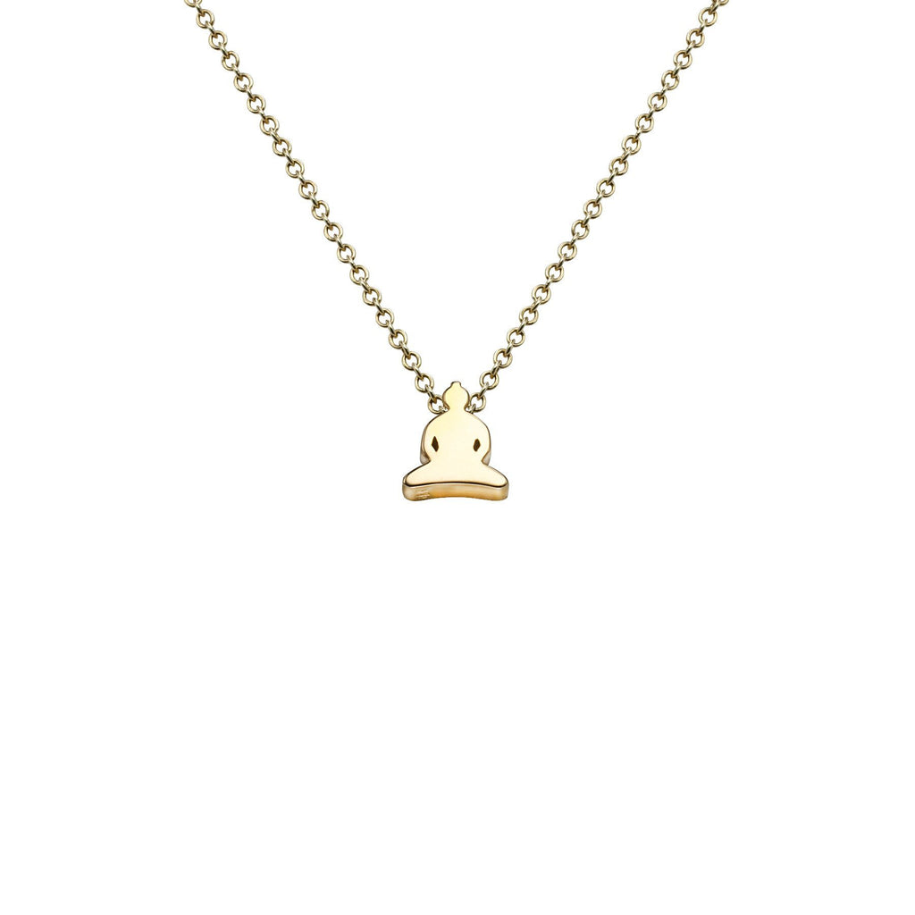 Buddha icon necklace in 18k gold - Tigers & Dragons