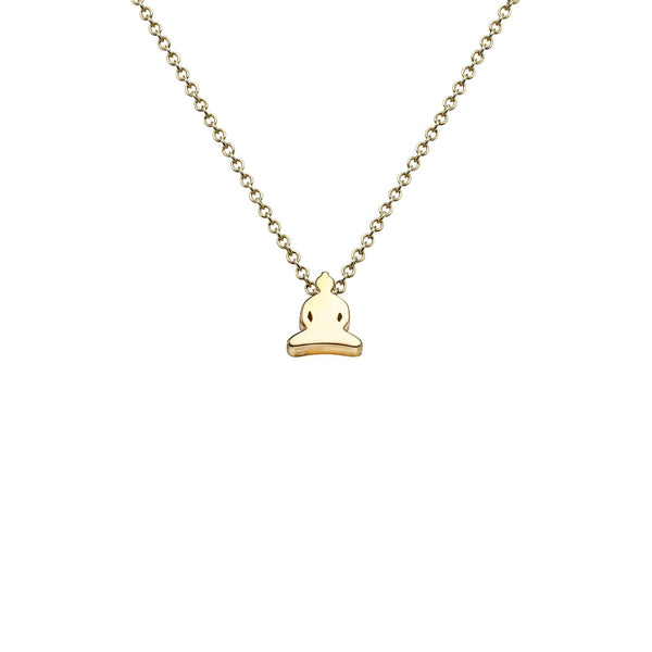 Buddha icon necklace in 18k gold - Tigers & Dragons