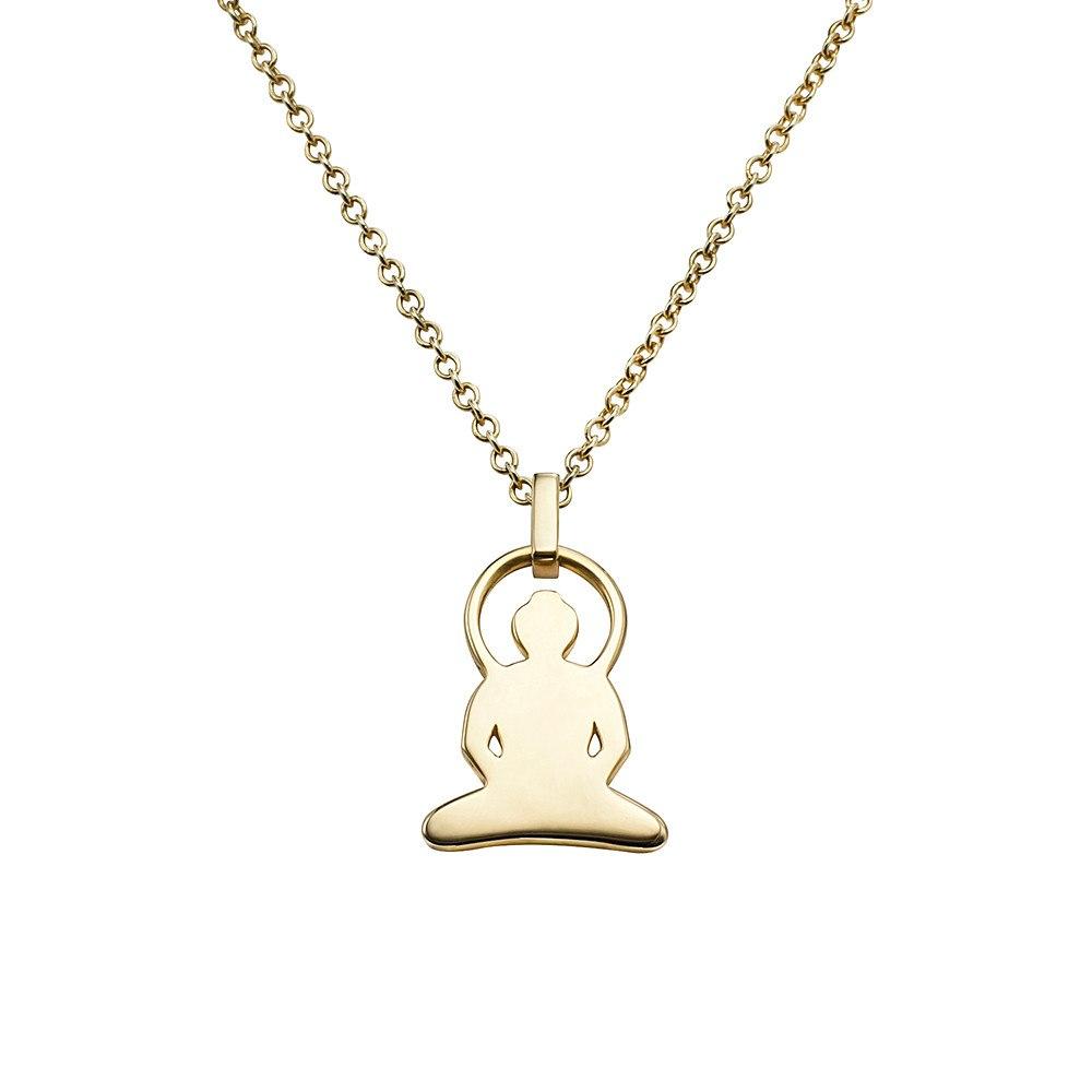 Buddha necklace in 18k gold - Tigers & Dragons