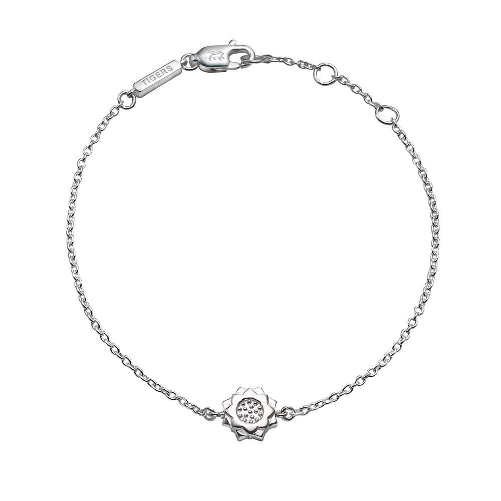 Lotus chain bracelet in sterling silver - Tigers & Dragons