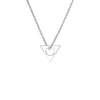 Triratna necklace in sterling silver - Tigers & Dragons